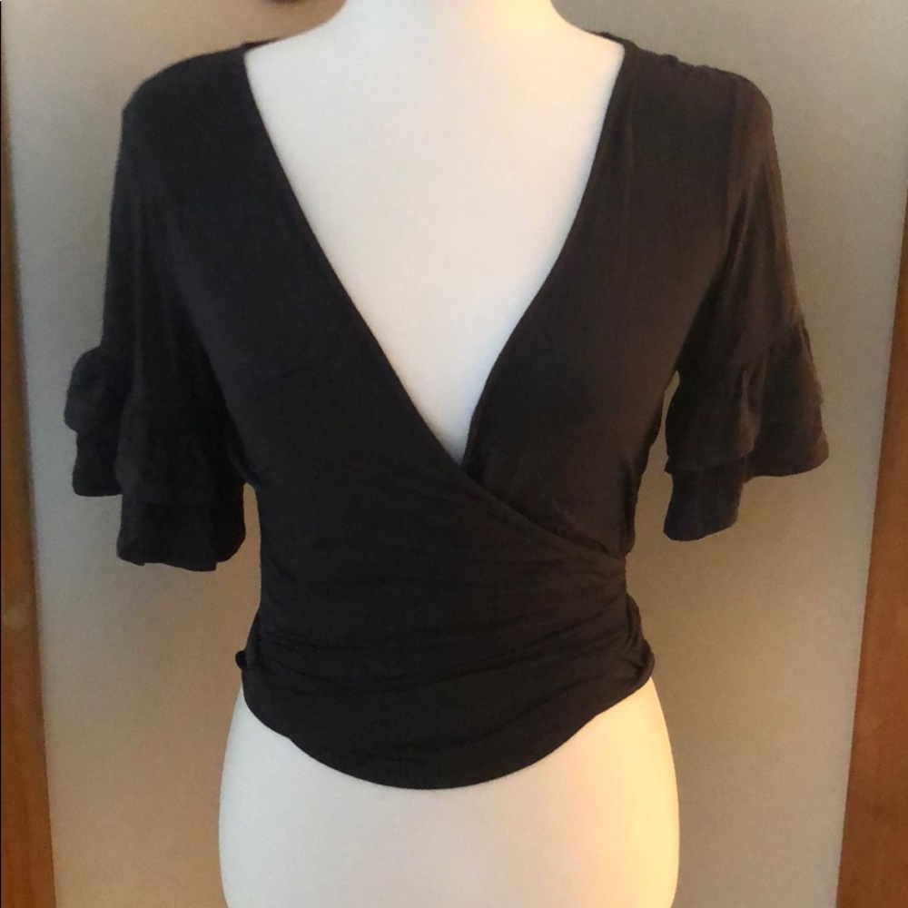 Crossed blouse